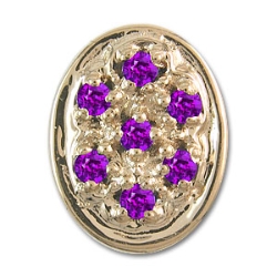rk769 Amethyst Bracelet Slide 
